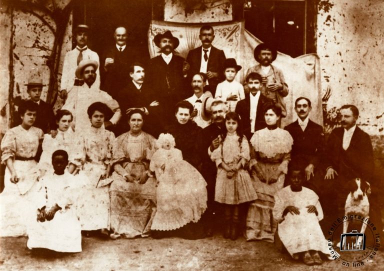 Brazil, São Paulo, Villa Caracol, 1907. Christening of Luigi Puliti