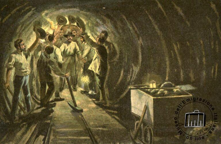 El túnel del Cenisio. Agregada una ilustración en colores “El túnel del Cenisio, encuentro de los obreros de las dos escuadras de perforación” 