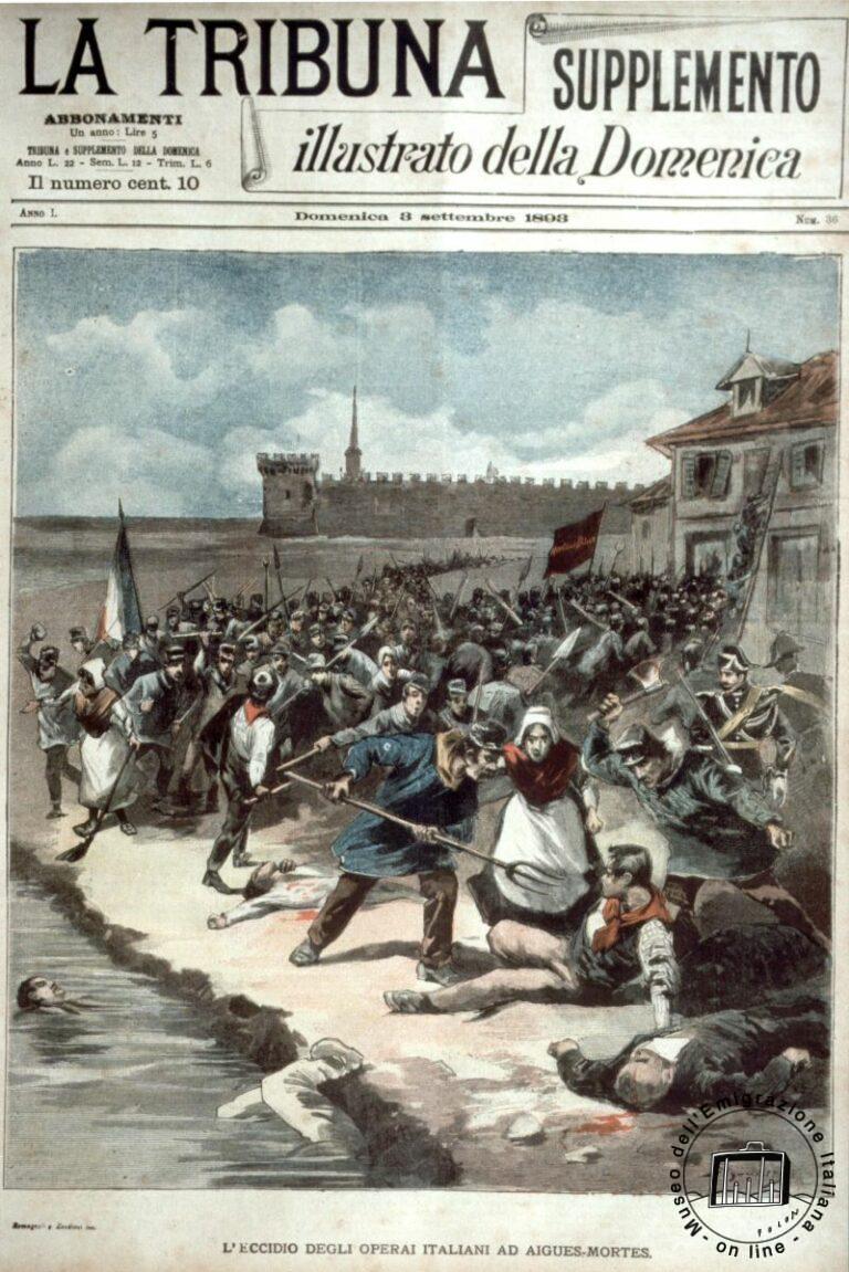 “La Tribuna”, 8 settembre 1893. L’eccidio di Aigues Mortes 
