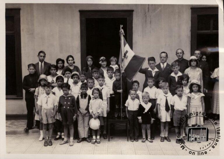 Guatemala. Ciudad de Guatemala. Alumnos de una escuela italiana