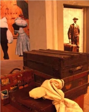 Un'immagine del Museo Paolo Cresci per la storia dell'emigrazione italiana di Lucca